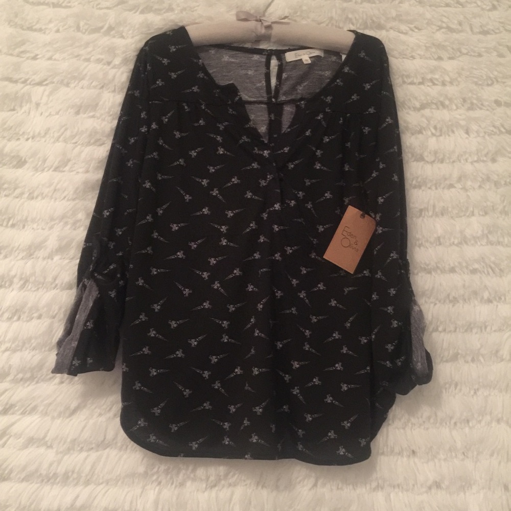 NWT Eden&Olivia shirt, size L